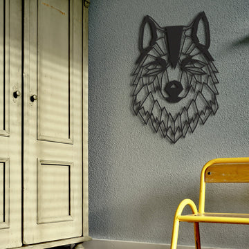 Wolf Metal art Office wall decor