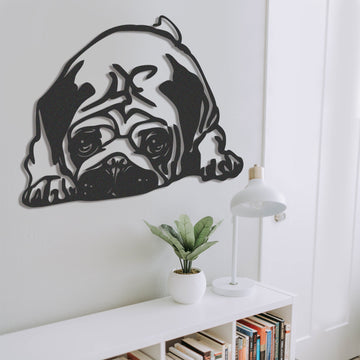 Pugs Metal art Dog Lover Decor