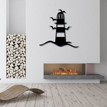 Lighthouse Metal Wall Art