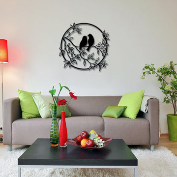 Bird Lover Metal Wall Decor