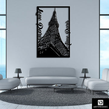 Metal Wall Art Eifel Wall Decor