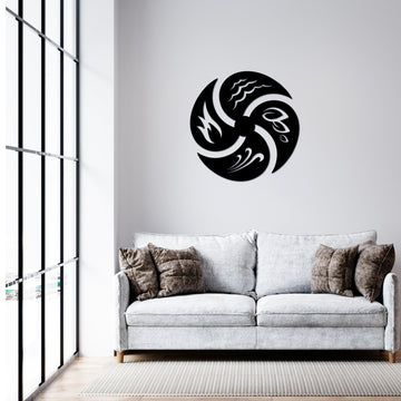 Four Elements Wall Sign