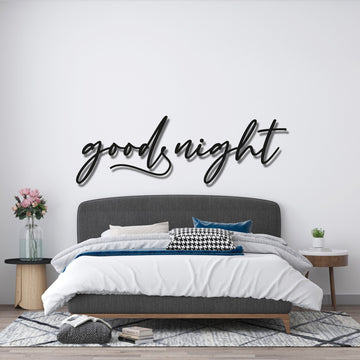 Good Night Bedroom Sign