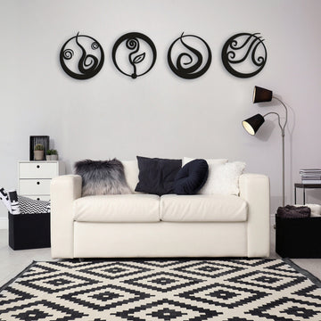 Four Elements Wall Art