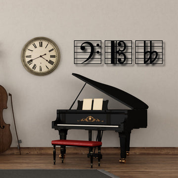 Music Wall Sign Music Notes Wall Decor