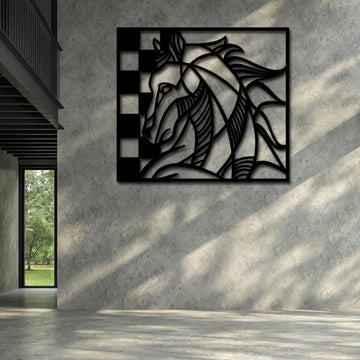 Chess Metal Wall Art