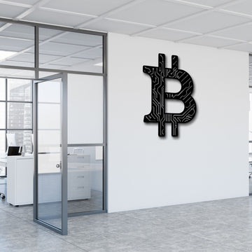 Bitcoin Wall Sign