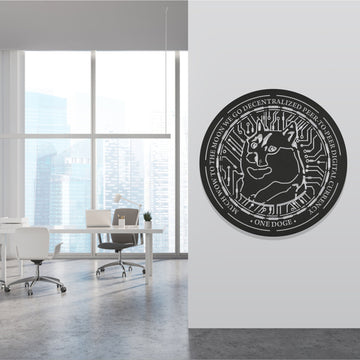 Doge Coin Wall Art Decor