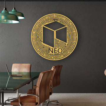 Neo Coin Wall Art Crypto Coin