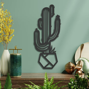 Cactus Metal Wall Art