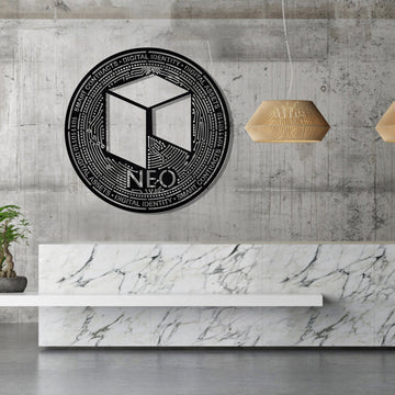 Neo Coin Wall Art Crypto Coin