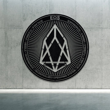 EOS Coin Wall Decor