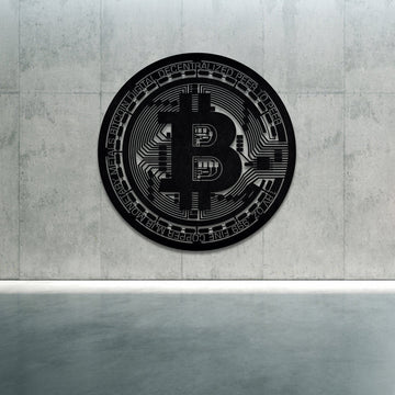 Bitcoin Wall Art Crypto Wall Decor
