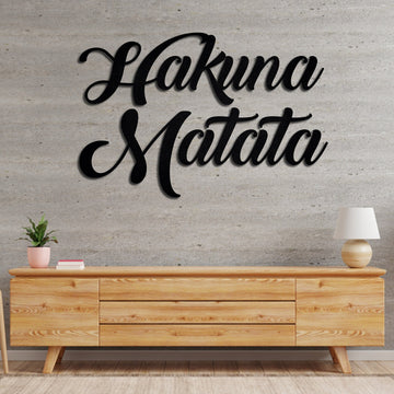 Hakuna Matata Metal Wall Art