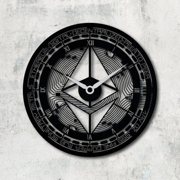 Ethereum Coin Wall Clock