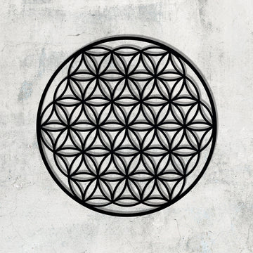 Flower of Life Wall Decoration-Yoga Metal Wall Art