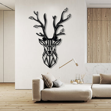 Deer Metal Wall Art Home Decor