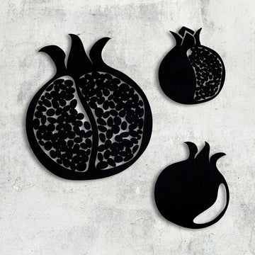 Pomegranate Metal Wall Art