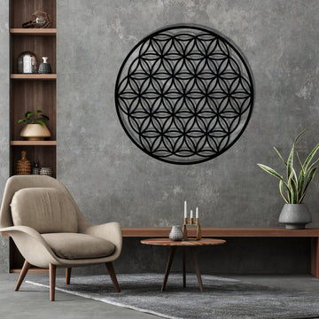 Flower of Life Wall Decoration-Yoga Metal Wall Art