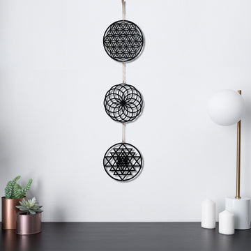 Sacred Geometry Wall Art Yoga Wall Decor