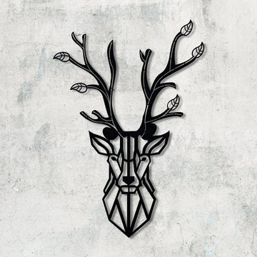 Deer Metal Wall Art Home Decor