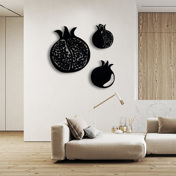 Pomegranate Metal Wall Art