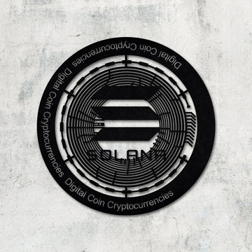 Solana Coin wall art