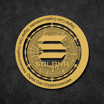 Solana Coin wall art