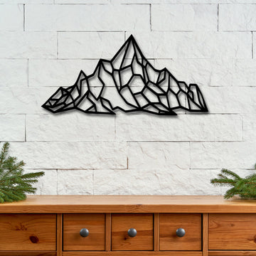 Mountian Wall Art Metal wall sign