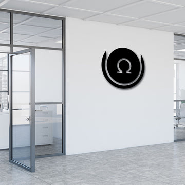 ohm coin crypto currency wall decor