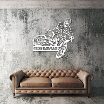 Custom Biker Metal Wall Art