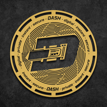 Dash Coin Wall Sign