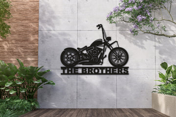 Custom Motorcycle Wall Decor