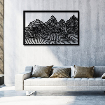 Mountian Wall Art Range Decor