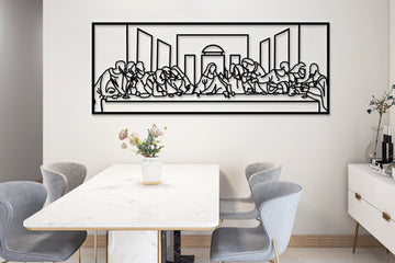 Jesus Last Supper Metal Wall Art by Leonardo Da Vinci