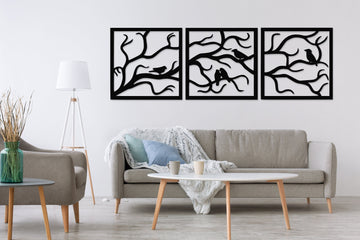 Tree of Life Wall Decor Metal Tree Birds